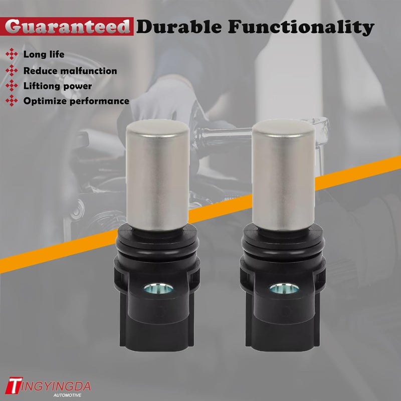 TINGYINGDA 2Pcs Engine Cam/Crankshaft Position Sensor ‎PC464 Compatible with Nissan 02-06 Altima / 05-18 Frontier / 09-12 NP300 / 02-06 Sentra / 04-08 Urvan / 02-08 X-Trail - Compatible with Suzuki 09-12 Equator - Image 3